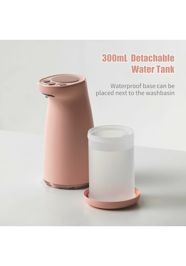 300 Ml Kedi Pençesi Şekilli Otomatik Köpük Sabunluk,beyaz Beyaz