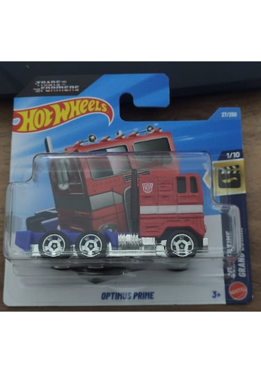 2026 Üretimi Hot Wheels Optimus Prime Transformers Kırmızı