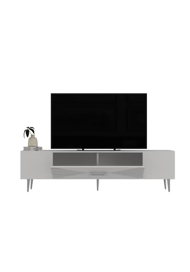 Dekol1ct Tv Sehpası Beyaz-gümüş