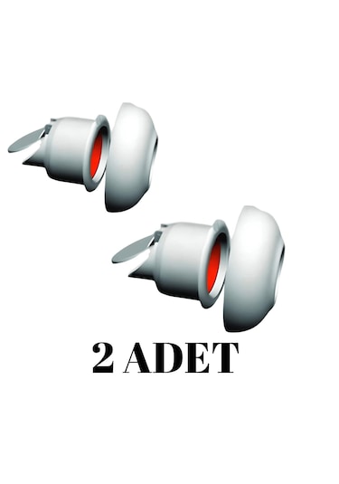 2 Adet Koku Önleyici Çekvalfli Adaptör Contaø50 Lavabo & Eviye Gideri İçin