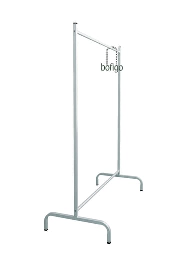 Bofigo Konfeksiyon Askısı Ayaklı Askılık Elbise Askılığı Beyaz