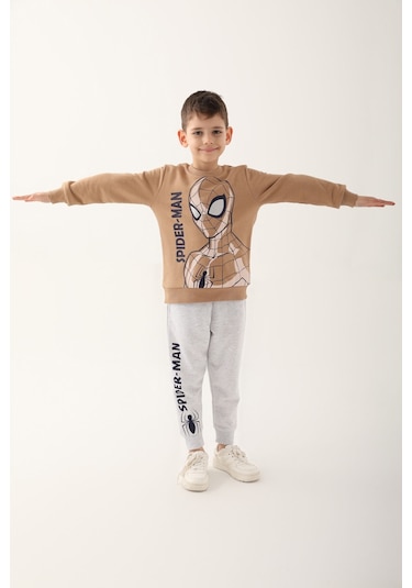 Spiderman Vizon Erkek Çocuk Eşofman Takımı
