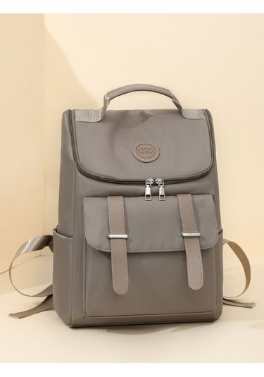 2025 Yeni Büyük Kapasiteli Öğrenci Sırt Çantası Kahverengi