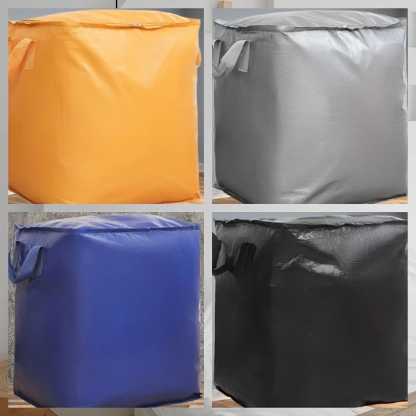 Willowhaven Mavi 63.4 Gal Kapaklı Dayanıklı Saklama Çantası Yatak Altı Tekerlekli Mavi