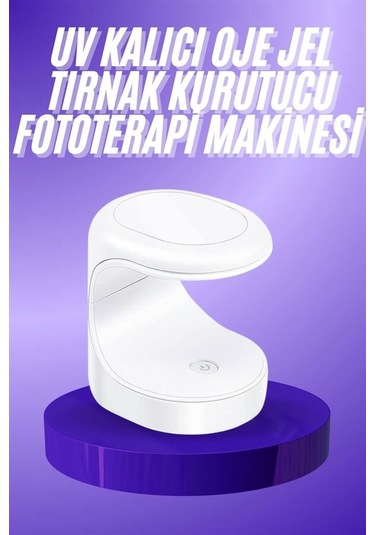 Seyahat Tipi Mini Oje Kurutucu Ultraviole Mor Işık Protez Tırnak Kurutucu