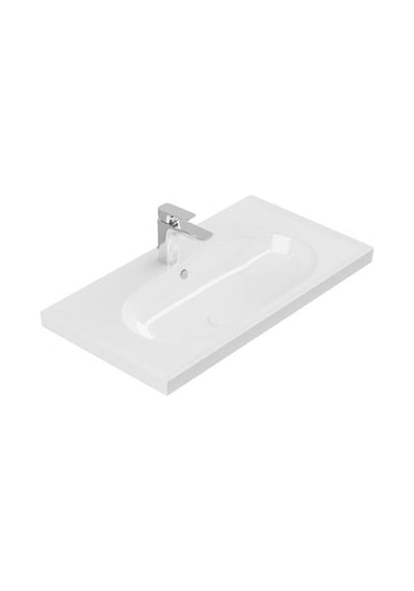 Orka Perge 85 Alt Modül + Lavabo Parlak Beyaz Lake Diğer