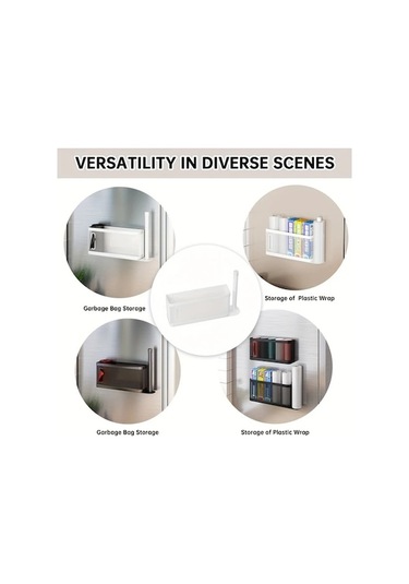 Trendooze Gaojunshop01 Beyaz Metal Sarımsak Pressi Manyetik Mutfak Organizatörü 1 Adet Ev Dekorasyonu