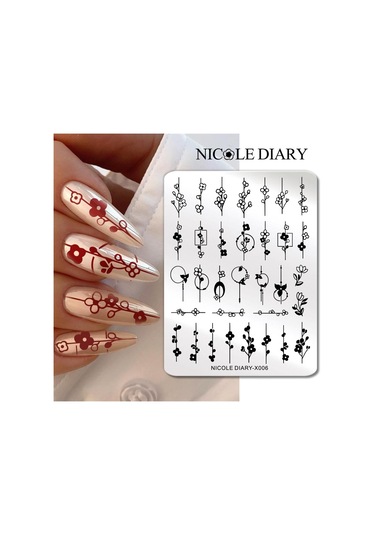 Nicole Diary Metal Stampa Tabakası X006 56253