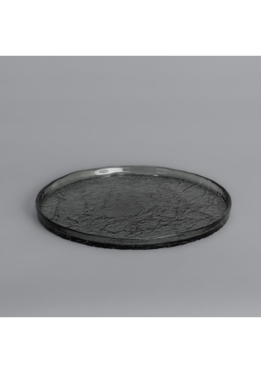 Linens Gleam Cam 21 Cm Pasta Tabak Füme Füme