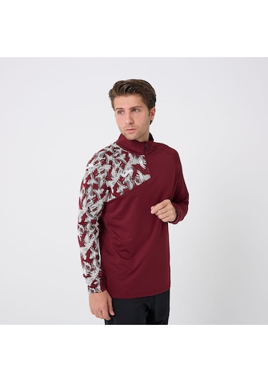 Bordo Joma Erkek Futbol Sweatshirt Premium Training Sweat 9212328 Bordo