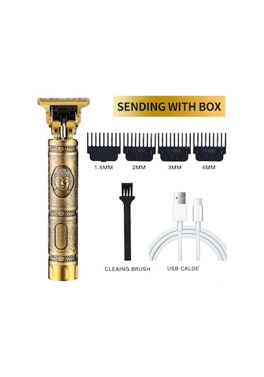 Mufunye Profesyonel Saç Tıraş Makinesi - Çinko Alaşımlı Başlık, Hassas Kullanım İçin