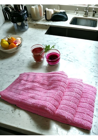 Technow Misclean Mikrofiber Mutfak Temizlik Bezi 40 40 Cm Pembe