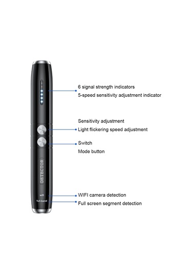 Sones T8 Gizli Kameralara Karşı Korumalı Kızılötesi Dedektör