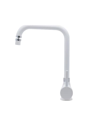 Kustar Varna Beyaz Kare Mutfak Eviye Bataryası