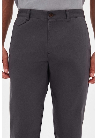 Twn Slim Fit Antrasit Armürlü Chino Pantolon 5ecc3s208232m Antrasit