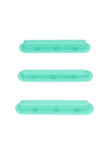 Ximistore9 Surf Tahtası Uçak Kuyruğu Kanalı, Yeşil Plastik 3lü Fın Kutusu, Sabit Tutucu, Dayanıklı, Kolay Kurulum, Surf Aksesuarı