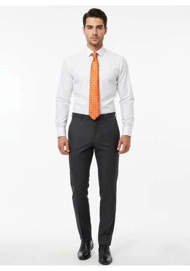 Presto Erkek Slimfit Armürlü Pantolon Siyah 3181-001 Siyah