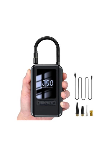 Qf Araba Lastikleri İçin Elektrikli Hava Pompası Akülü Şişirme