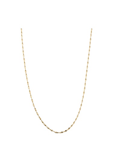 Cenova Kuyumculuk 14 Ayar Altın Kadın Kıvrımlı Singapur Zincir Kolye 1.60 Mm