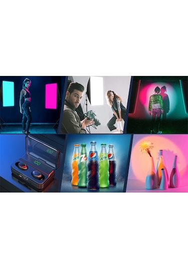 Deyatech 60 x 90 Cm 120W Rgb Softbox 2'li Set Led Video Ve Fotoğraf Çekim Işıgı