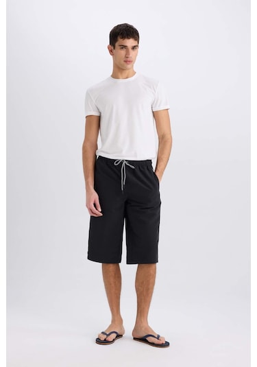 DeFacto Long Fit Uzun Deniz Şortu B7298AX25HSBK27