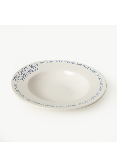 Keramika Happiness Ege Makarna Tabağı 28 Cm 22787 Beyaz