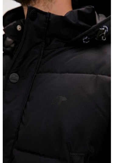Bad Bear Colonel Puffer Coat Erkek Kaban Siyah S-Xxl 001