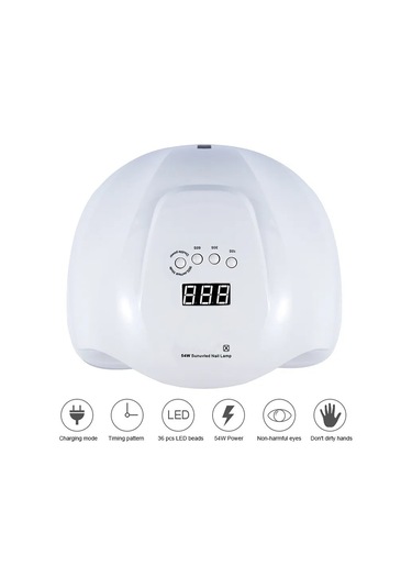 Cloody X54 Watt 57 36 Led Uv Led Kalıcı Oje Protez Tırnak Kurutucu Lamba