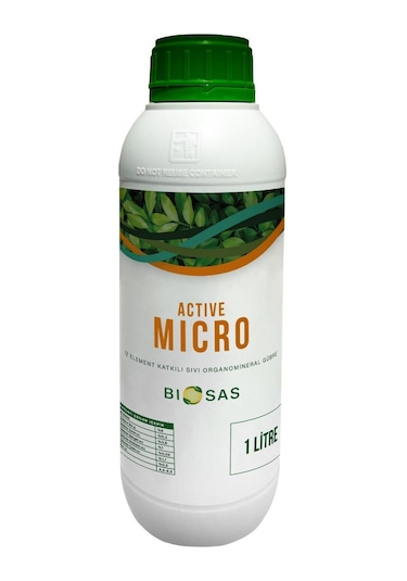 Biosas Active Micro 1 Lt İz Element Katkılı Sıvı Organik Gübre 1 L