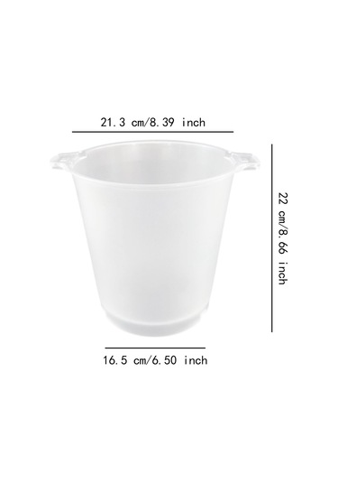 Suntek Buz Kovası Hafif Patates Kızartması Depolama Bira Beyaz