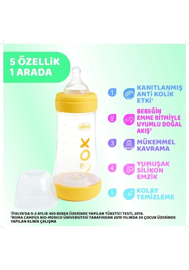 Chicco Perfect 5 Antikolik Biberon Pp 240 Ml Girl