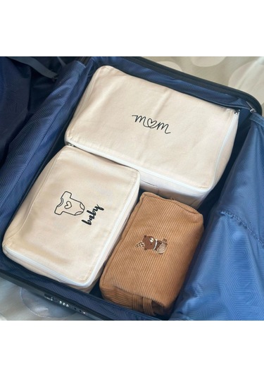 Mama Yoyo 2'li Valiz İçi Organizer Hurç Mom Baby Stuff Çok Renkli