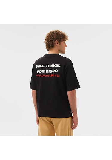 Unıted4 Erkek Siyah T-shirt - Dısco SIYAH