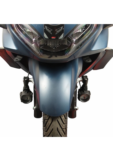 Gp Kompozit Medium Universal Motosiklet Sis Farı Seti Siyah