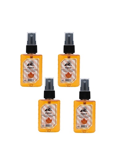 Tütün Kolonyası 80 Derece 4'lü Sprey Kolonya Seti 50 Ml Elegance Series