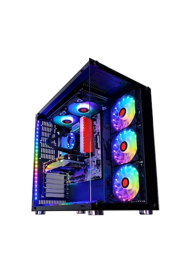 Coldpower Seaview 7X ARGB Temperli Cam 750W 80+ Bronze E-ATX Bilgisayar Kasası