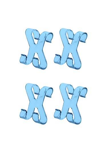 4 Adet Havlupan Askısı X Banyo Askı Çok Renkli