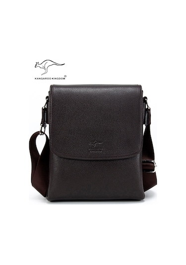 Postacı Hakiki Deri Büyük Boy Askılı Omuz Çanta Kangaroo K. 3122K