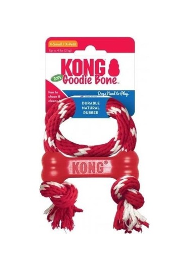 Kong İpli Goodie Bone Köpek Oyuncağı Xsmall