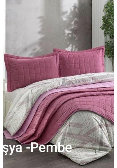 Kristal Casual 7 Parça Çift Taraflı Gelin Seti Fuşya - Pembe Fuşya - Pembe