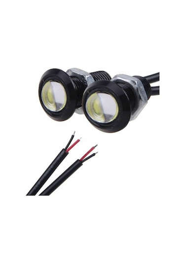 Kartal Gözü Led Gündüz Farı Ayna Altı Led Beyaz Renk 1 Çift