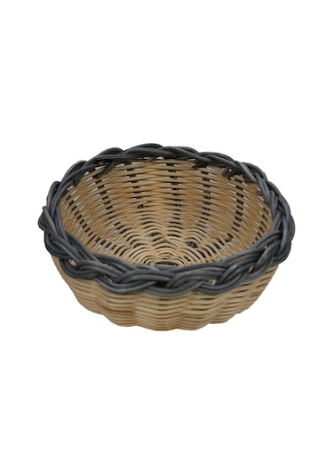 E38 El İşçiliği Hasır İp Sepet Örgü 16 16 Cm - 6184 Karışık