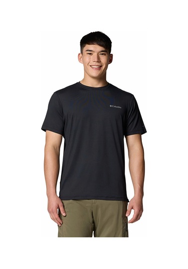 Columbia Ao1671 Tech Trail Utility Ss Crew Erkek T-shirt-33095 Siyah