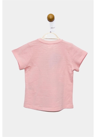 Supermino Minnie Mouse Lisanslı Kız Çocuk Tshirt 21352 Pembe