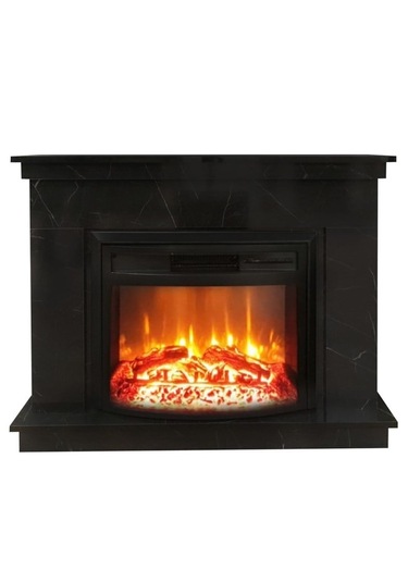 Dlc 1165 Ceningan 1800 Watt Mermer Desenli Dekoratif Elektrikli Şömine