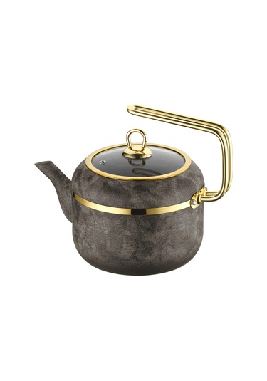 Brioni Royal Stone 1,5 lt Granit Çaydanlık Kumtaşı&Altın