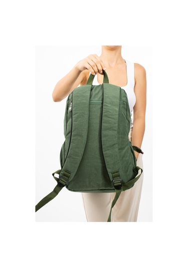 Ultra Hafif Çok Cepli Su Geçirmez Sırt Çantası Unisex Yeşil Model: 571-2e - Yeşil