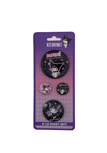 Hello Kitty&friends 4'lü Rozet Seti 3063000-1 Çok Renkli