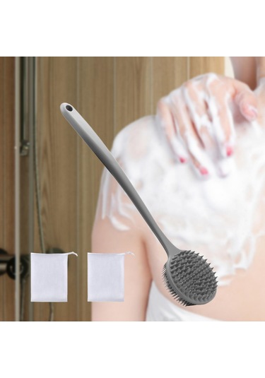 Homyl 2 Köpük Topu Ile Duş Fırçası Hafif Banyo Aksesuarları Vücut