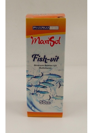 MAXİSOL Fish Vit Akvaryum Balıkları İçin Multivitamin 50 ml